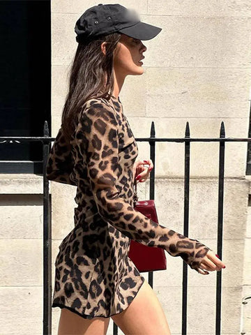 Iris May - Leopard mini dress