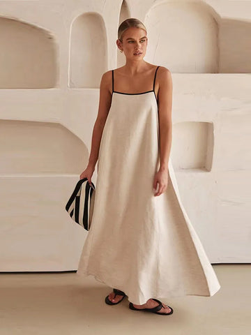 Milos - Linen maxi dress